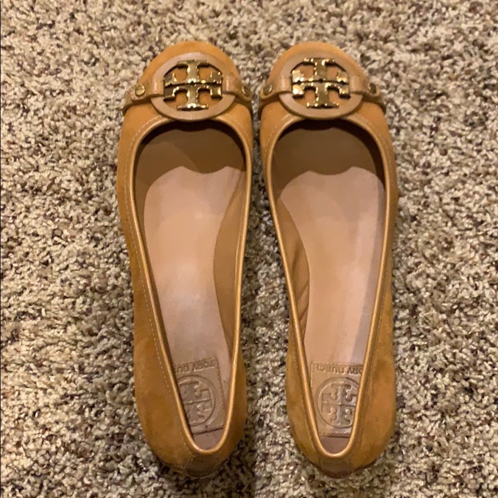 NWOT Tory Burch Aaden Suede Ballet Flats